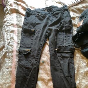 Hot Topic Black Cargo Pants